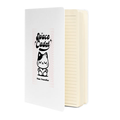 Inspirational Hardcover Notebook with Elastic Closure 'Space Cadet'