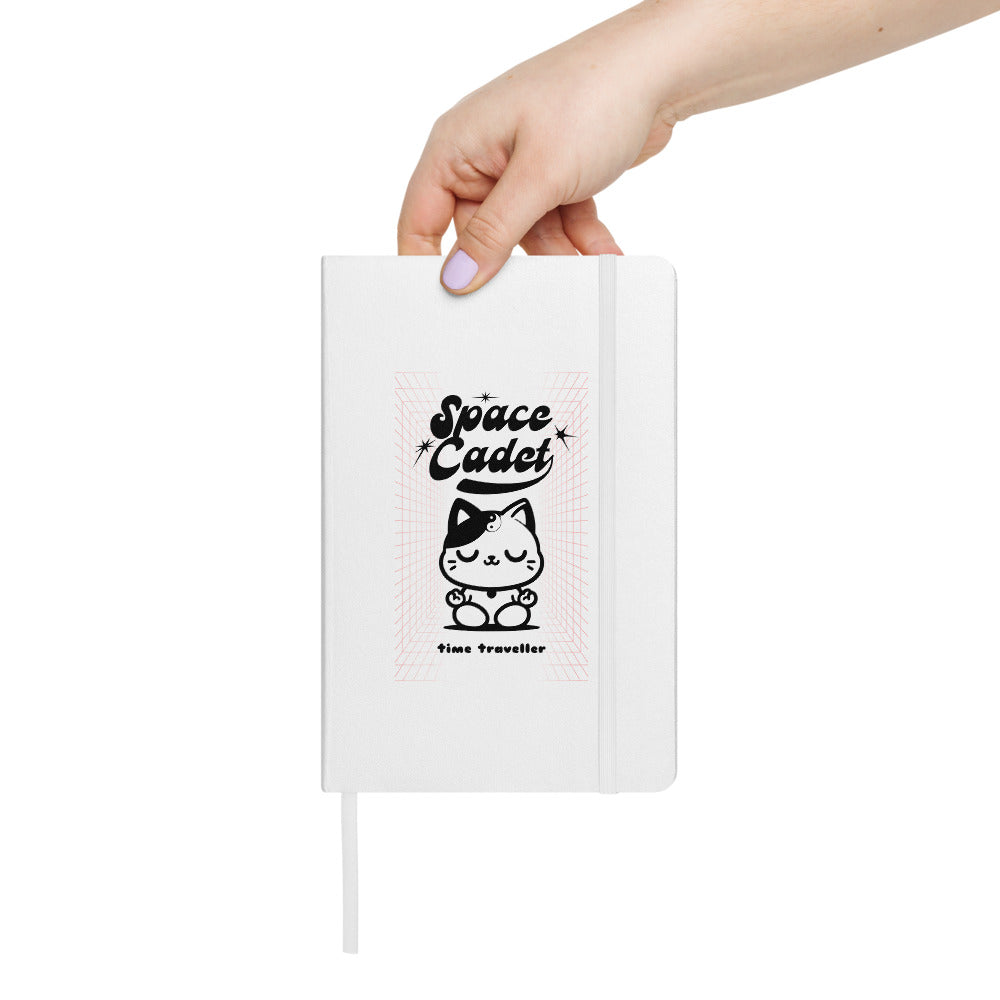 Inspirational Hardcover Notebook with Elastic Closure 'Space Cadet'