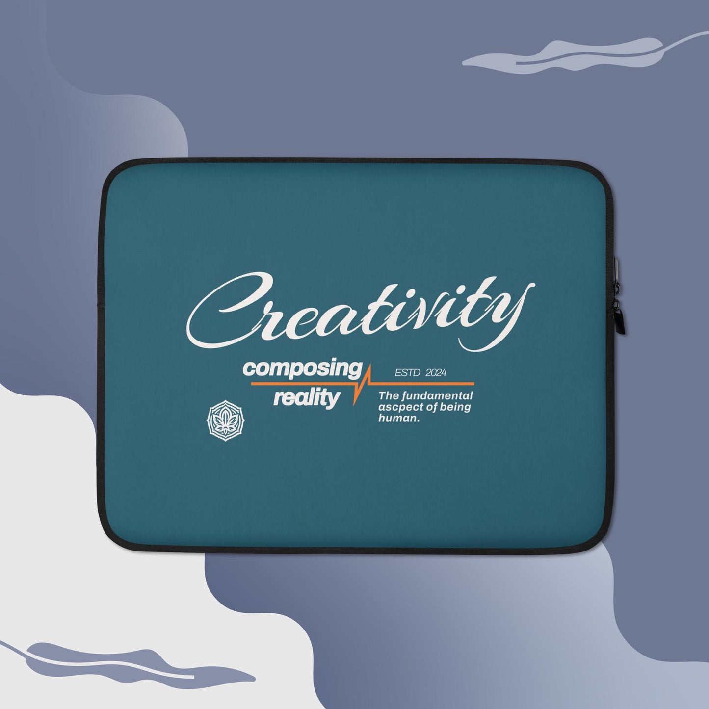 Premium Lightweight Laptop Sleeve/Case with Faux Fur Lining – Water, Oil, and Heat Resistant 'Creativity'