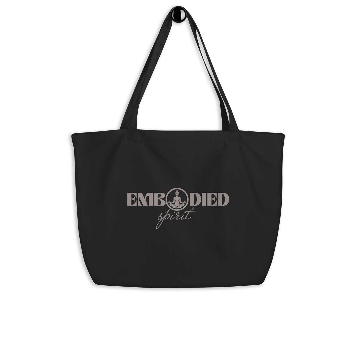 EcoTote Large Organic Cotton Bag - Reusable, Sustainable Shopping Tote, Eco-Friendly and Durable 'Embodied'