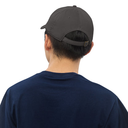 Organic Cotton Minimalist Hat - Eco-Friendly Sustainable Cap 'Meditation Club Department'