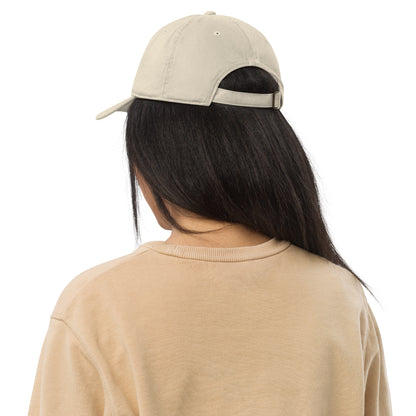 Organic Cotton Minimalist Hat - Eco-Friendly Sustainable Cap 'Illusion' Beige