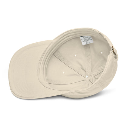 Organic Cotton Minimalist Hat - Eco-Friendly Sustainable Cap 'R-Evolution' Beige