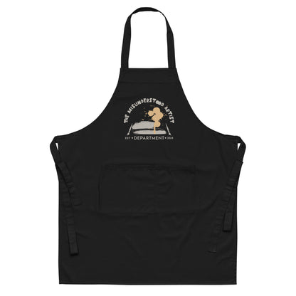 Organic Cotton Apron with Adjustable Straps and Front Pocket - Minimalist Eco-Friendly 'Misunderstood artist'