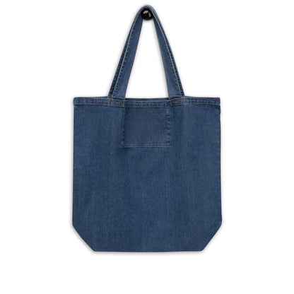 Denim EcoTote Organic Cotton Bag - Reusable, Sustainable Shopping Tote, Eco-Friendly 'Mindfulness Culture'