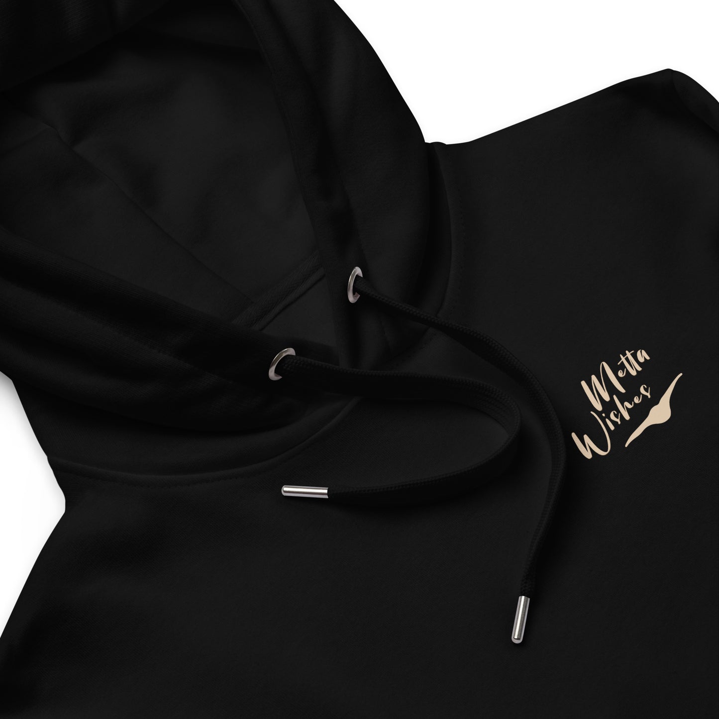 Organic Cotton Hoodie - Eco-Friendly, Soft, Sustainable  'Metta Wishes'