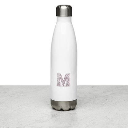 Stainless Steel Water Bottle - Durable, Insulated, and BPA-Free Hydration 'M is For Moments of Mindfluness'