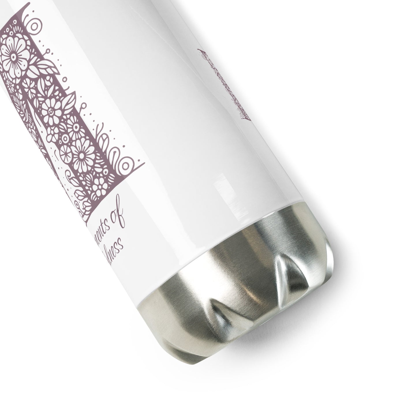 Stainless Steel Water Bottle - Durable, Insulated, and BPA-Free Hydration 'M is For Moments of Mindfluness'