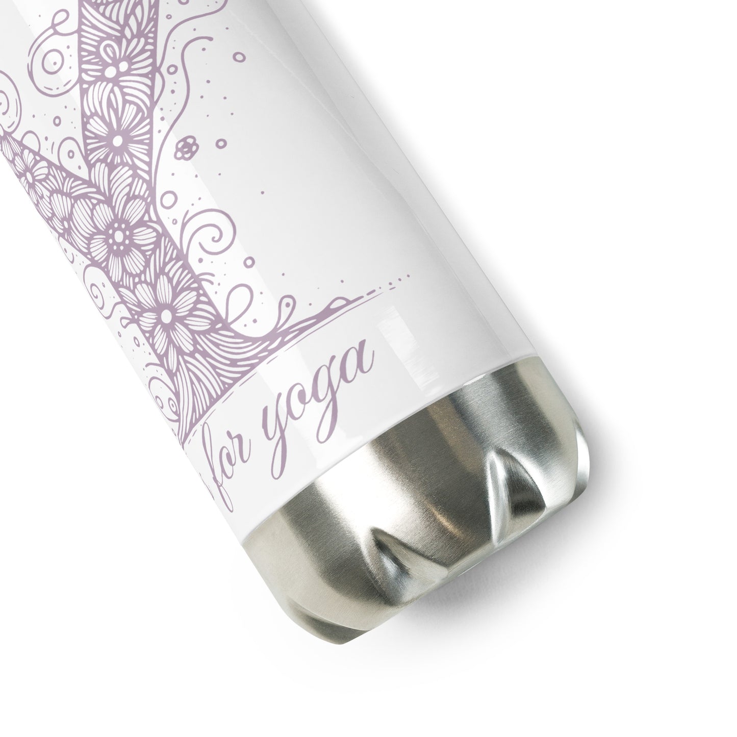 Stainless Steel Water Bottle - Durable, Insulated, and BPA-Free Hydration 'Y is For Yoga'