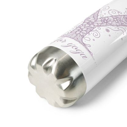 Stainless Steel Water Bottle - Durable, Insulated, and BPA-Free Hydration 'Y is For Yoga'