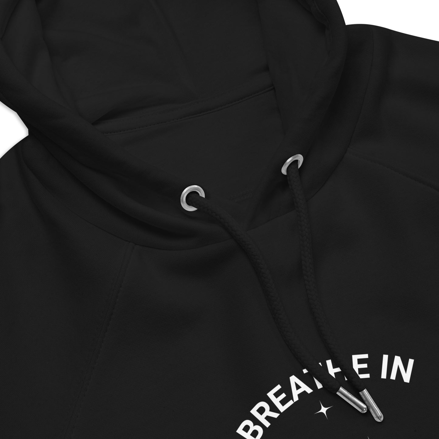 Organic Cotton Raglan Hoodie - Eco-Friendly, Soft, Sustainable Hoodie 'Calm breath'