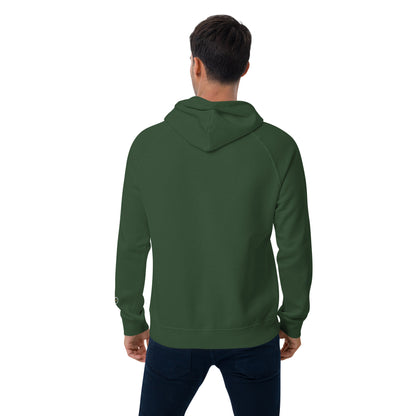 Organic Cotton Raglan Hoodie - Eco-Friendly, Soft, Sustainable 'Meditation'