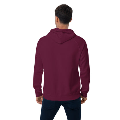 Organic Cotton Raglan Hoodie - Eco-Friendly, Soft, Sustainable 'Meditation'