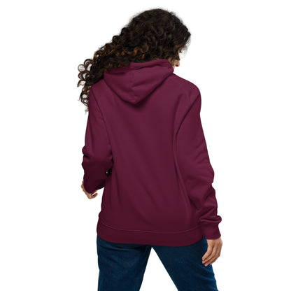 Organic Cotton Raglan Hoodie - Eco-Friendly, Soft, Sustainable 'Monkey - save endangered animals'