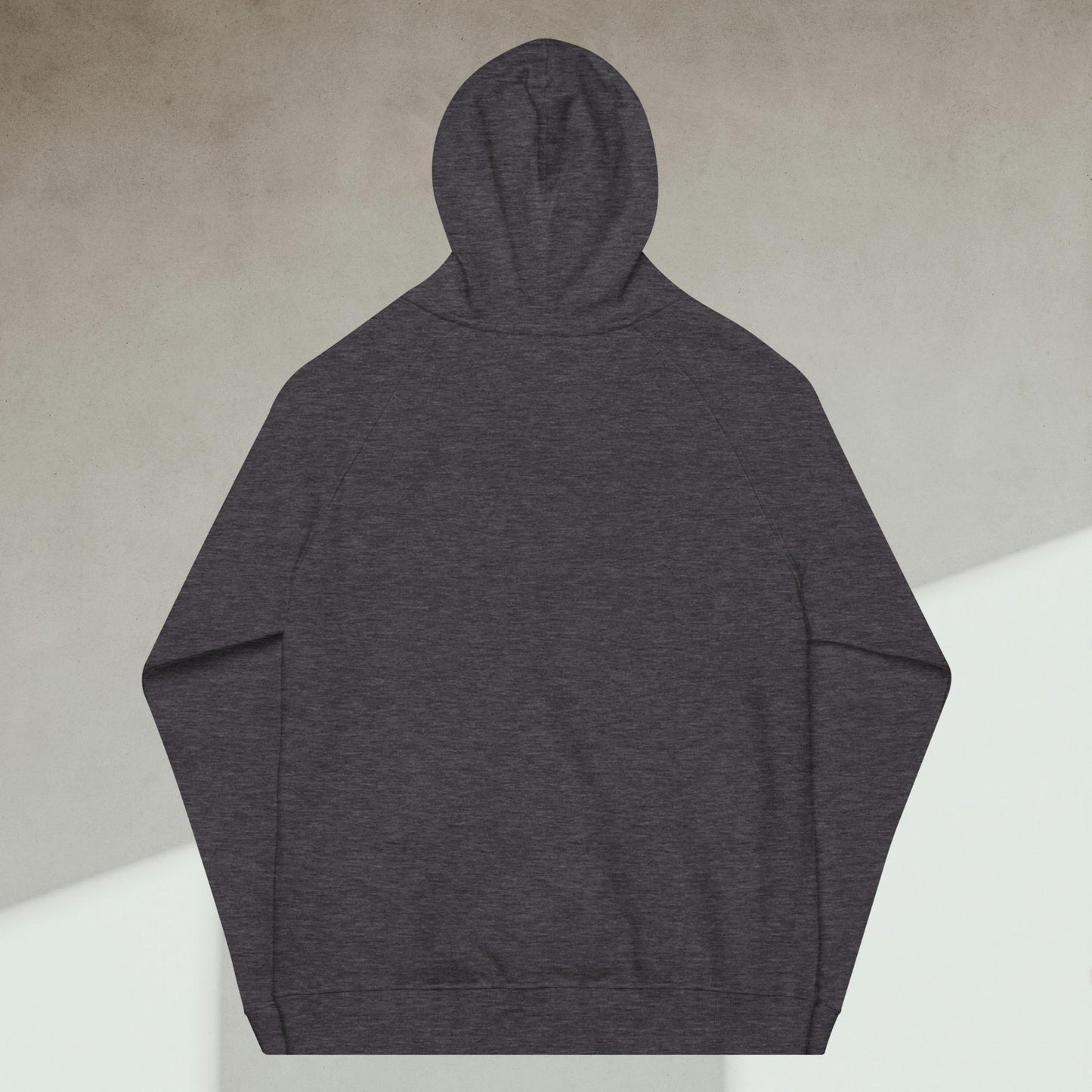 Organic Cotton Raglan Hoodie - Eco-Friendly, Soft, Sustainable Hoodie 'Calm breath'