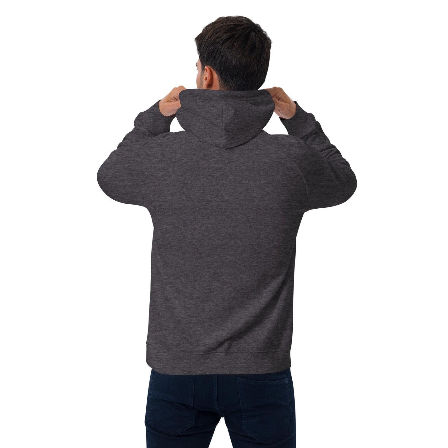 Organic Cotton Raglan Hoodie - Eco-Friendly, Soft, Sustainable 'Mindful Mode OM'