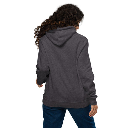 Organic Cotton Raglan Hoodie - Eco-Friendly, Soft, Sustainable 'Disturb Reality'