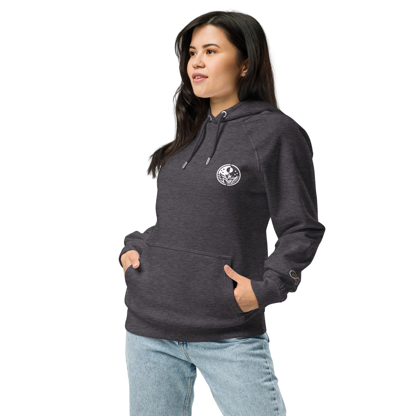 Organic Cotton Raglan Hoodie - Eco-Friendly, Soft, Sustainable Hoodie  'Unity'