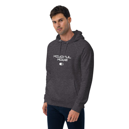 Organic Cotton Raglan Hoodie - Eco-Friendly, Soft, Sustainable 'Mindful Mode OM'