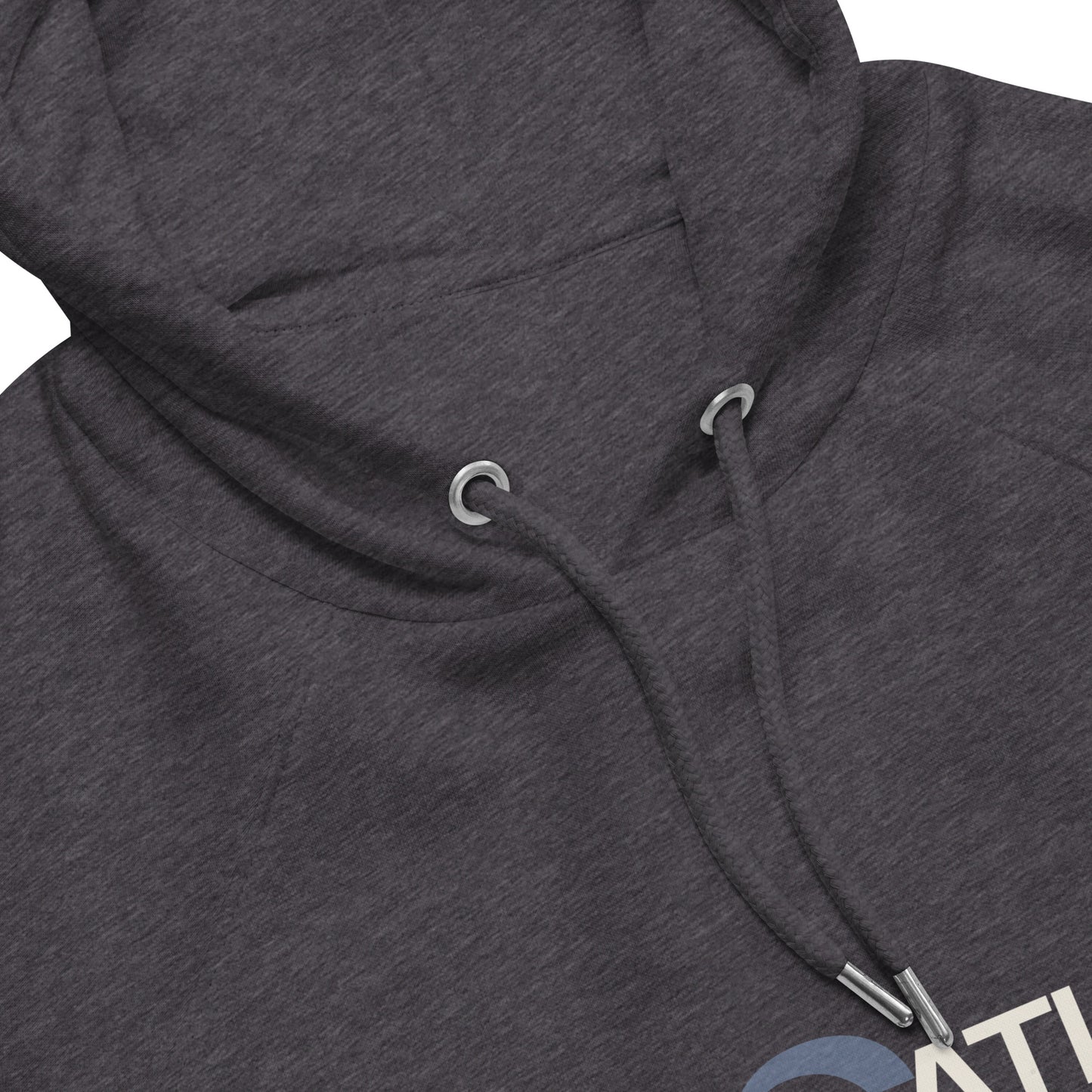 Organic Cotton Raglan Hoodie - Eco-Friendly, Soft, Sustainable 'Meditation'