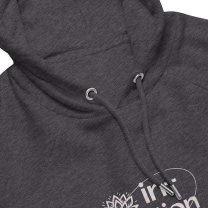 Organic Cotton Raglan Hoodie - Eco-Friendly, Soft, Sustainable 'Inaction - Power Move'