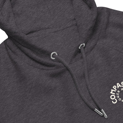 Organic Cotton Raglan Hoodie - Eco-Friendly, Soft, Sustainable 'Compassion - Healing'