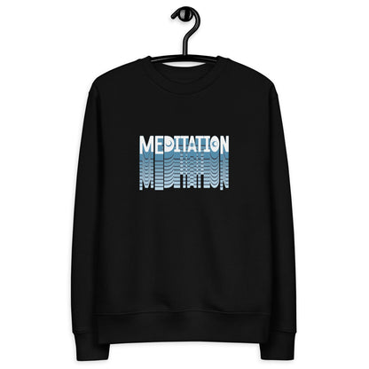 Unisex Organic Cotton Sweatshirt – Soft, Durable, Eco-Friendly, Comfort & Style 'Meditation'