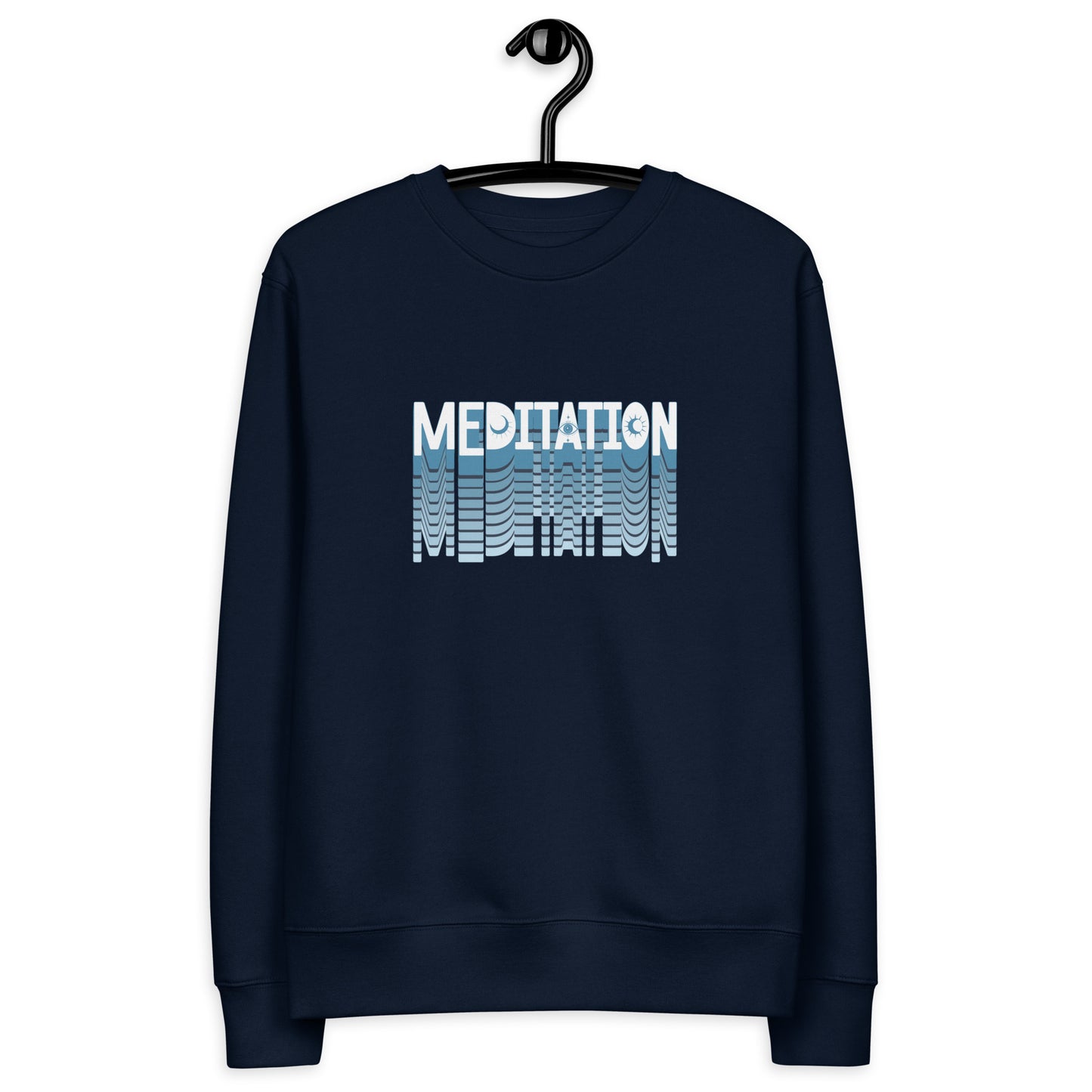 Unisex Organic Cotton Sweatshirt – Soft, Durable, Eco-Friendly, Comfort & Style 'Meditation'