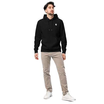 Organic Cotton Hoodie - Eco-Friendly, Soft, Sustainable Sweatshirt 'Meditation Effect'