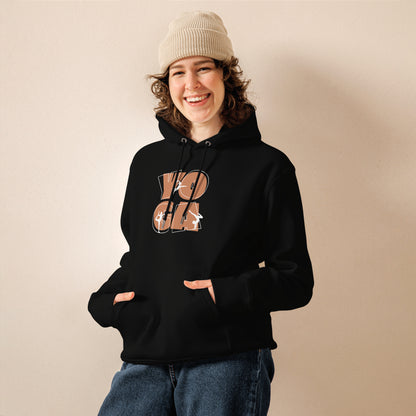 Organic Cotton Hoodie - Eco-Friendly, Soft, Sustainable  'Yoga People'