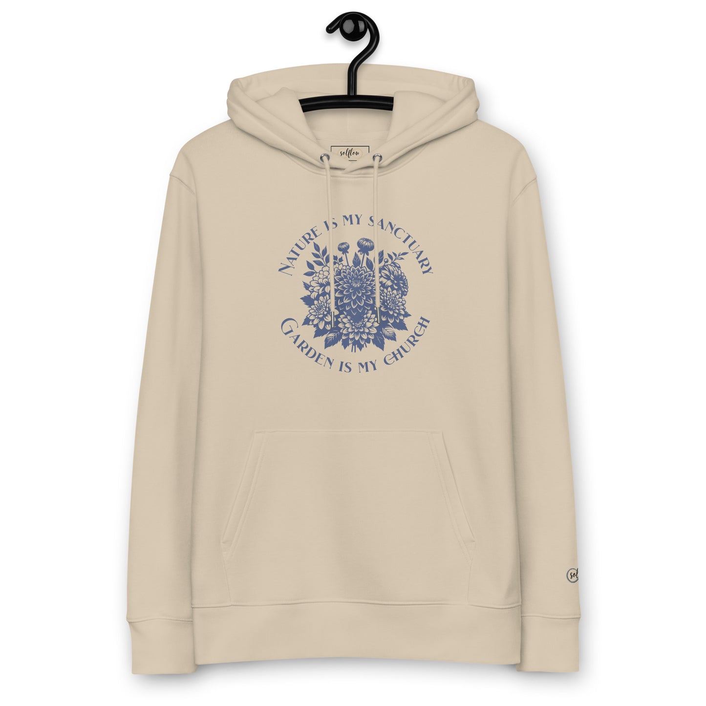 Organic Cotton Hoodie - Eco-Friendly, Soft, Sustainable 'Nature is my Sanctuary'