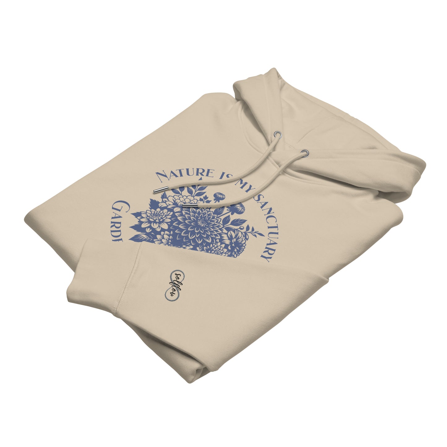 Organic Cotton Hoodie - Eco-Friendly, Soft, Sustainable 'Nature is my Sanctuary'