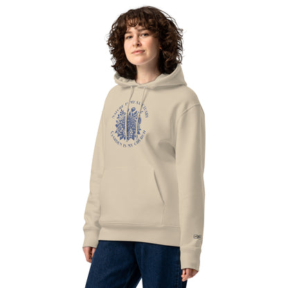 Organic Cotton Hoodie - Eco-Friendly, Soft, Sustainable 'Nature is my Sanctuary'