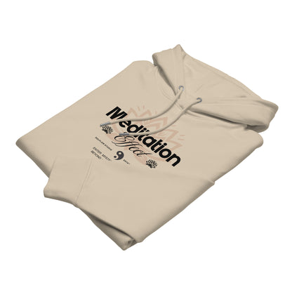 Organic Cotton Hoodie - Eco-Friendly, Soft, Sustainable Sweatshirt  'Meditation effect'