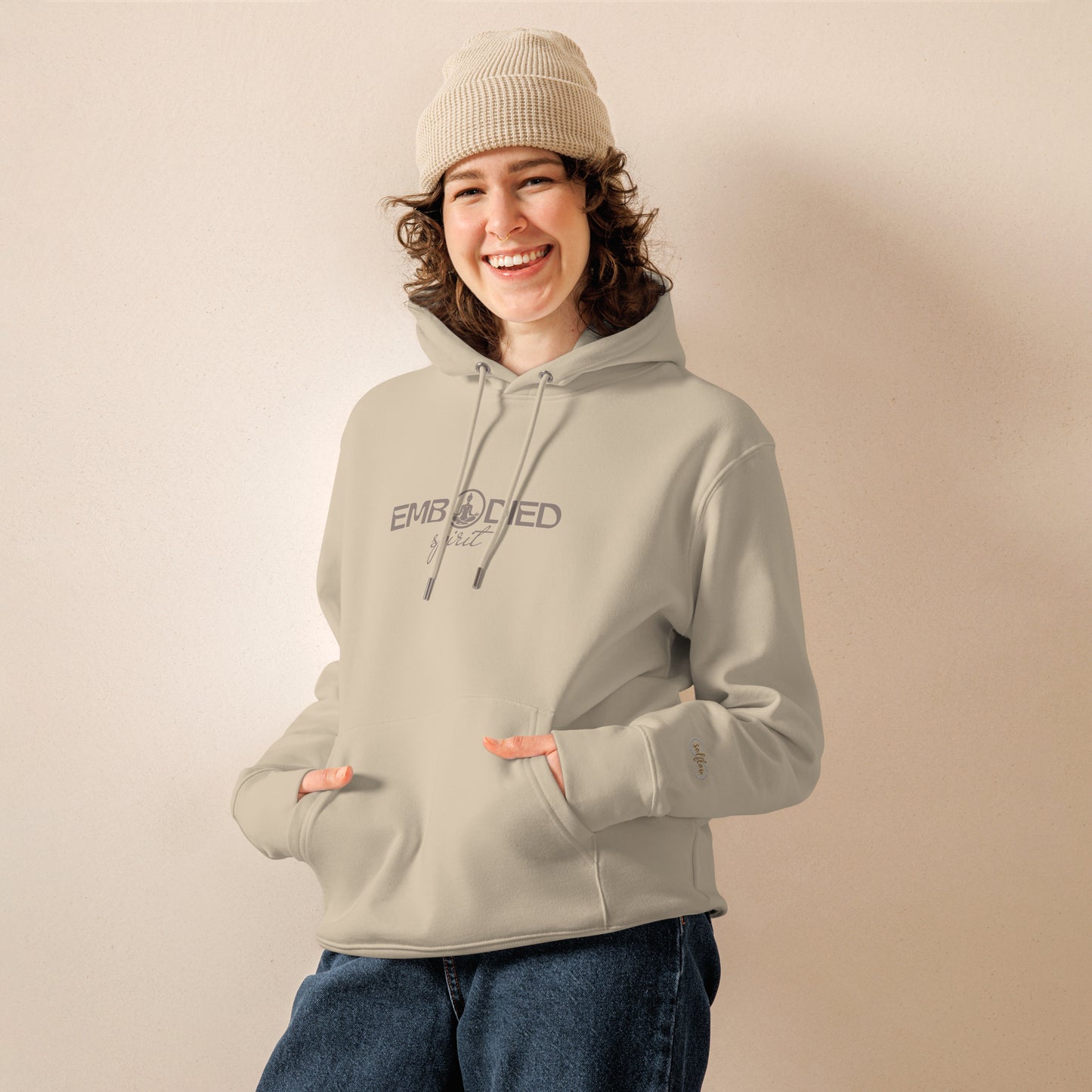 Organic Cotton Hoodie - Eco-Friendly, Soft, Sustainable 'Embodied Spirit'