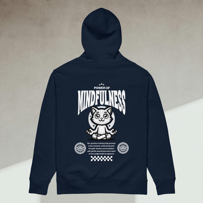 Organic Cotton Hoodie - Eco-Friendly, Soft, Sustainable Hoodie  'Power of Mindfulness'