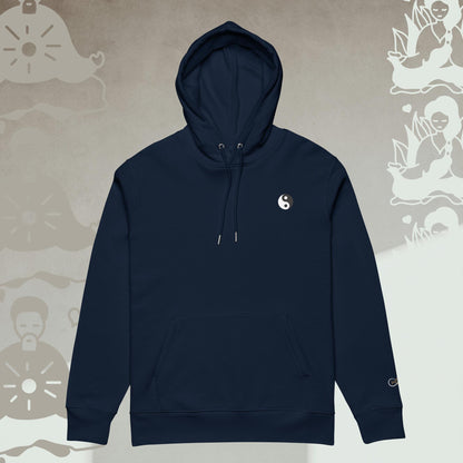 Organic Cotton Hoodie - Eco-Friendly, Soft, Sustainable Sweatshirt 'Meditation Effect'