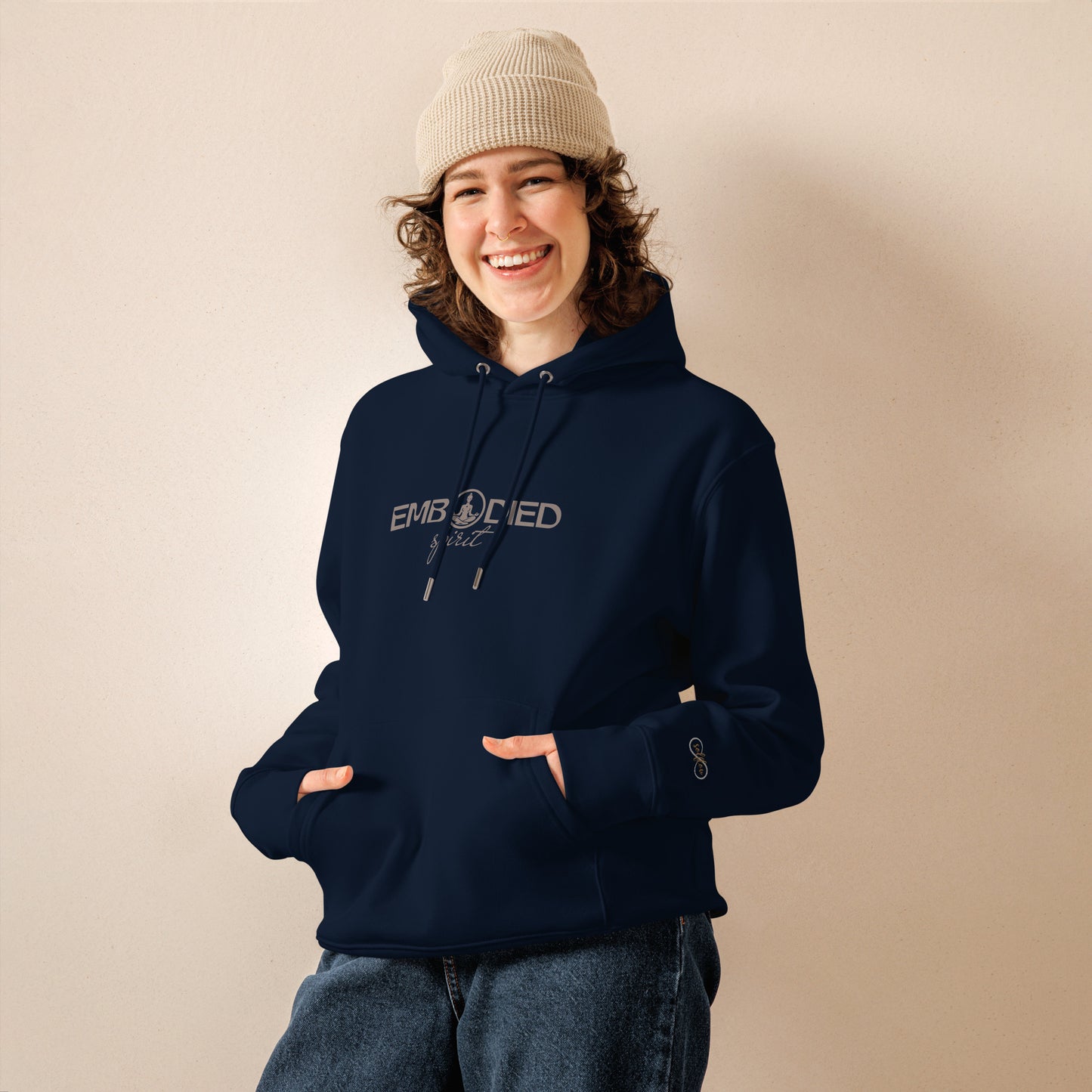 Organic Cotton Hoodie - Eco-Friendly, Soft, Sustainable 'Embodied Spirit'