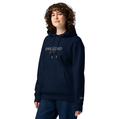 Organic Cotton Hoodie - Eco-Friendly, Soft, Sustainable 'Embodied Spirit'