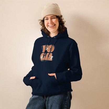 Organic Cotton Hoodie - Eco-Friendly, Soft, Sustainable  'Yoga People'