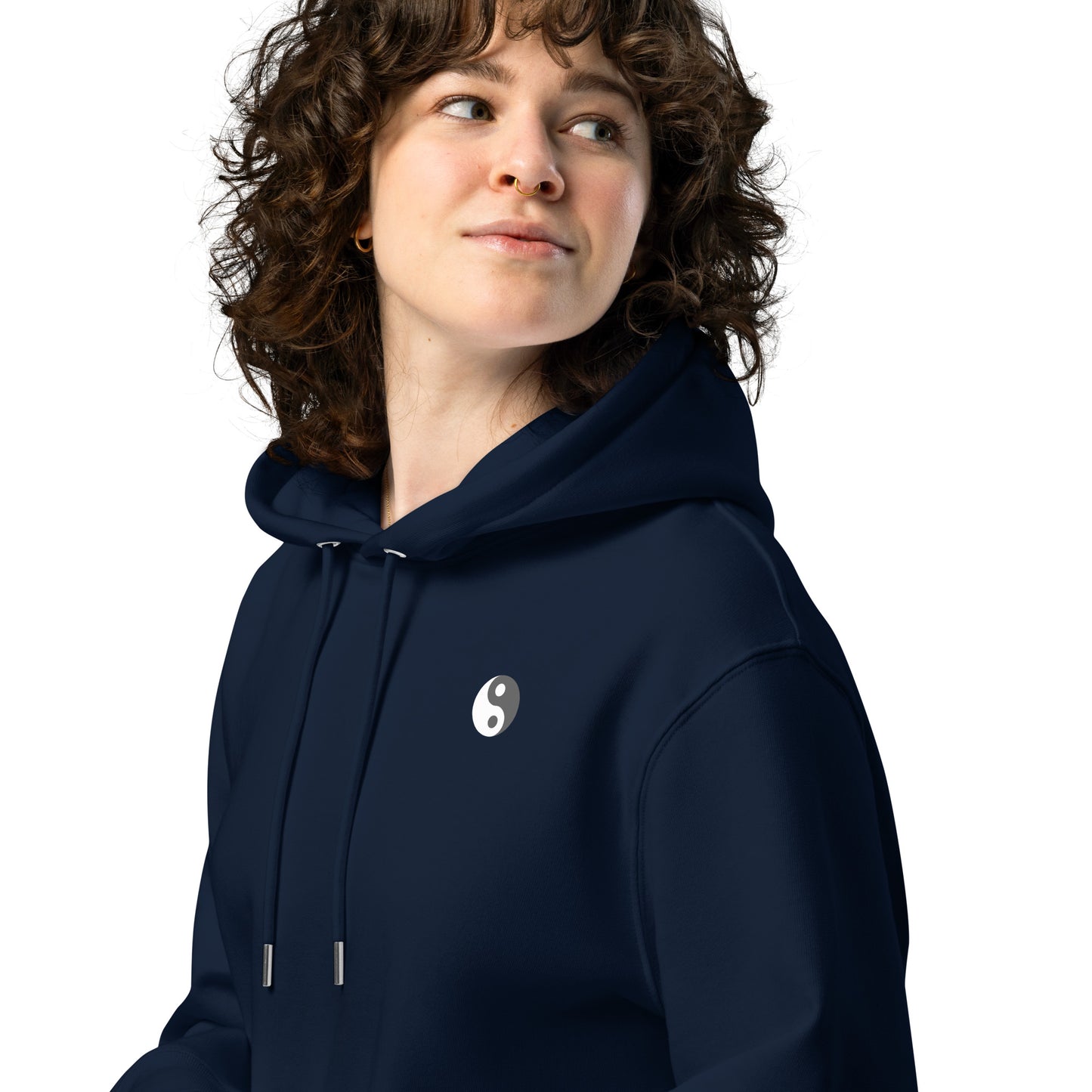 Organic Cotton Hoodie - Eco-Friendly, Soft, Sustainable Sweatshirt 'Meditation Effect'