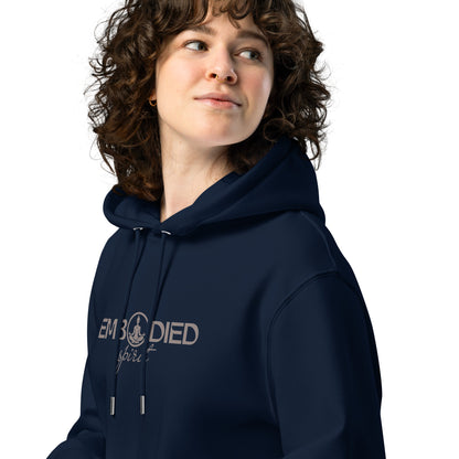 Organic Cotton Hoodie - Eco-Friendly, Soft, Sustainable 'Embodied Spirit'