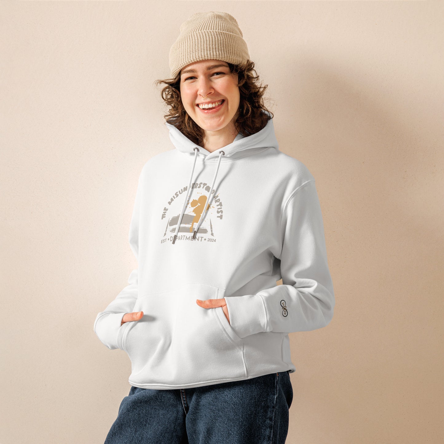 Organic Cotton Hoodie - Eco-Friendly, Soft, Sustainable 'Misunderstood Artist'