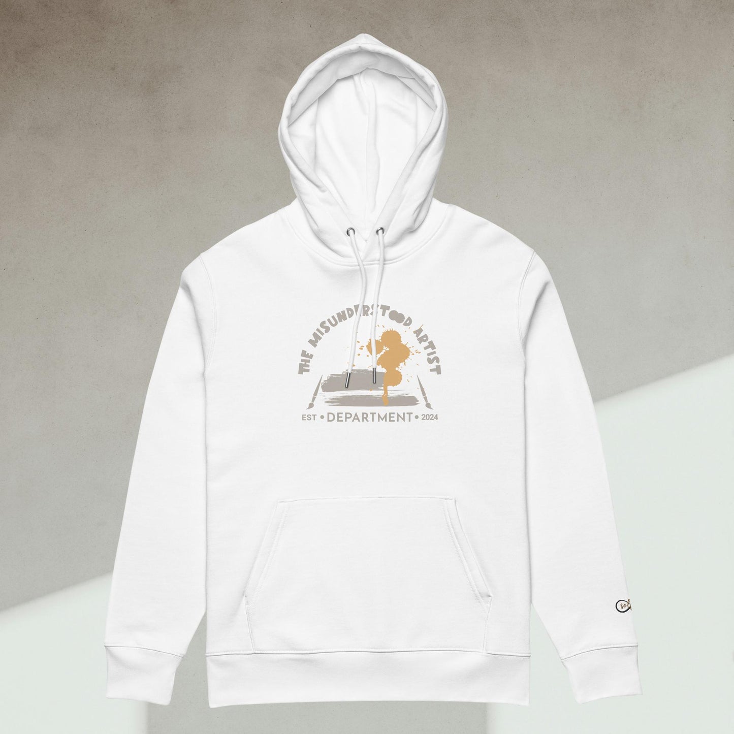 Organic Cotton Hoodie - Eco-Friendly, Soft, Sustainable 'Misunderstood Artist'