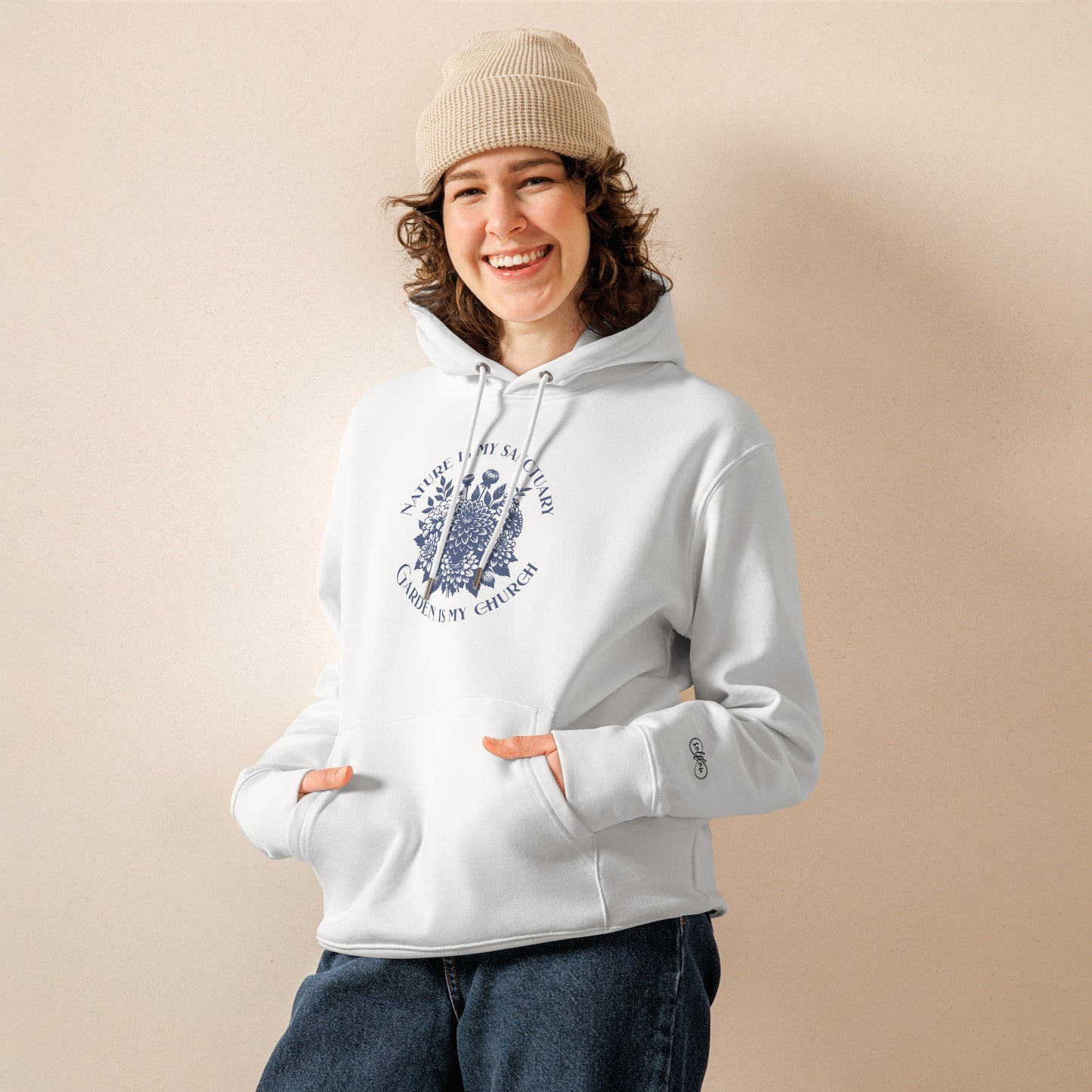 Organic Cotton Hoodie - Eco-Friendly, Soft, Sustainable 'Nature is my Sanctuary'