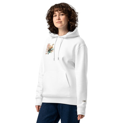 Organic Cotton Hoodie - Eco-Friendly, Soft, Sustainable 'Radiate Hope'