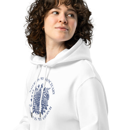 Organic Cotton Hoodie - Eco-Friendly, Soft, Sustainable 'Nature is my Sanctuary'