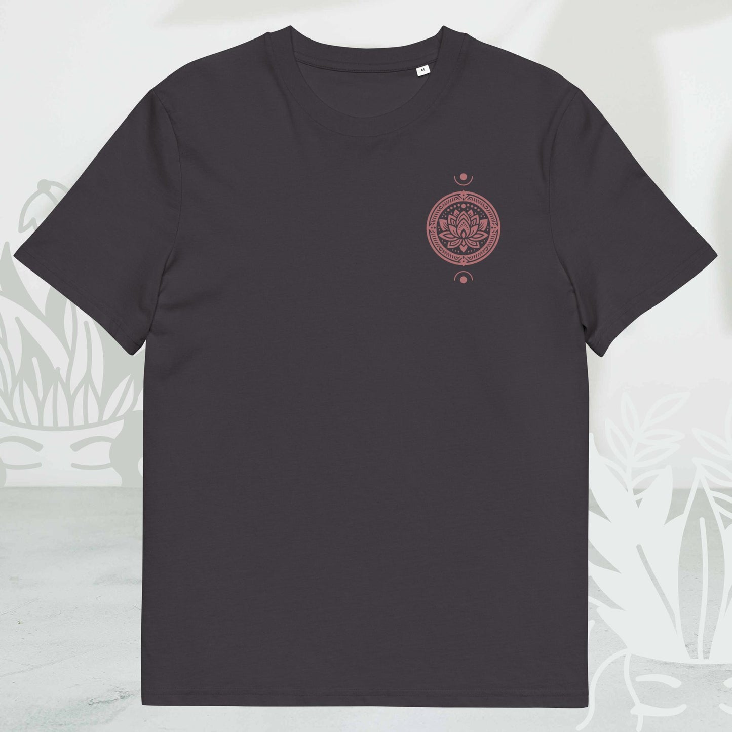 Unisex Organic Cotton T-Shirt - Eco-Friendly Minimalist Sustainable Tee 'Love Yoga Society'