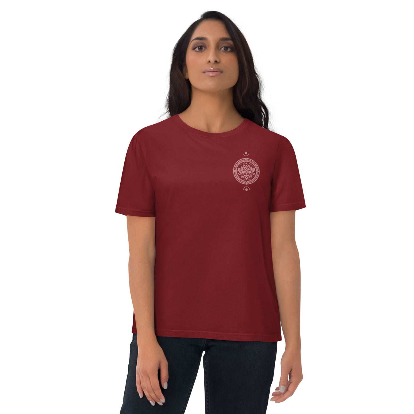 Unisex Organic Cotton T-Shirt - Eco-Friendly Minimalist Sustainable Tee 'Love Yoga Society'