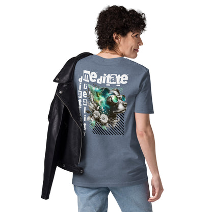 Unisex Organic Cotton T-Shirt - Eco-Friendly Minimalist Sustainable Tee 'Disturb Reality'